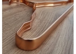 Плечики алюмінієві для пальто 41,5х1,2см (світл.золото)